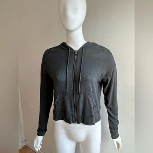 Prince & Fox Dark Green Soft &Cozy Zip Up Hoodie Size Small